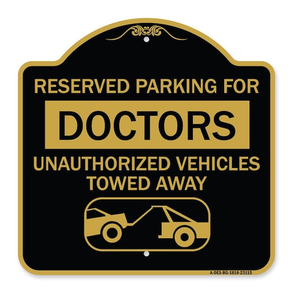 Reserved Parking for Doctors Unauthorized Vehicles Towed Away, A-DES-BG-1818-23115
